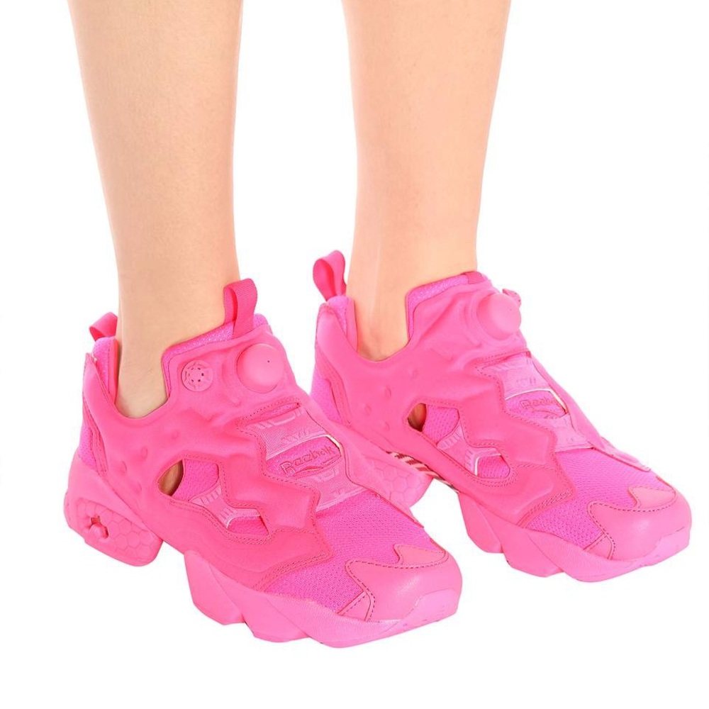 NEW Vetements Fluo Instapump Fury Sneakers